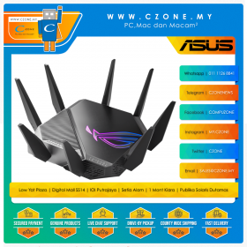 Asus ROG Rapture GT-AXE11000 Wireless 6E Router (Tri Band-AX11000, AiMesh, 10-Gigabit, Gaming)