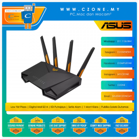 Asus TUF Gaming TUF-AX4200 Wireless Router (WiFi6-AX4200, AiMesh, Gigabit)
