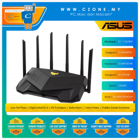 Asus TUF Gaming TUF-AX6000 Wireless Router (WiFi6-AX6000, AiMesh, Gigabit)