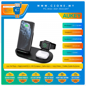 Aukey - AirCore 10W 3-in-1 Wireless Charging Dock