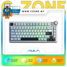 Aula AU75 Tri-Mode Mechanical Keyboard (Star Vector Switch, Glacier Blue)