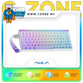 Aula Hero84HE Magnetic Switch RGB Wired Keyboard (Jade King Switch, Purple Gradient Lighthouse)