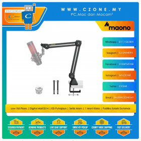 Maono BA37 Microphone Suspension Boom Arm Desk Clamp