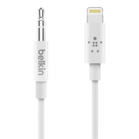 Belkin Audio 3.5MM to Lightning Cable (White)