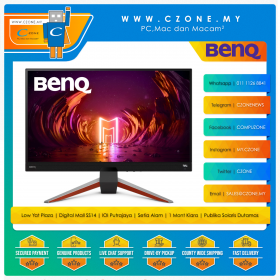 BenQ MOBIUZ EX270M Gaming Monitor (27", 1920x1080, IPS, 240Hz, 1ms, HDMIx2, DP, Speakers, VESA)