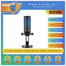 Boya K3 Desktop Condenser USB Microphone (RGB, Black)