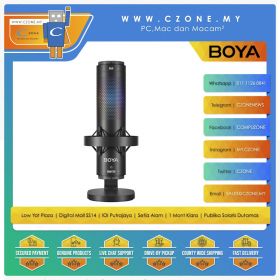 Boya K9 Desktop Condenser USB Microphone (RGB, Black)