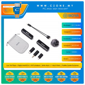 Boya BOYALINK A1 Multi-Compatible Wireless Microphone Kit (1 Transmitter + 1 Receiver)