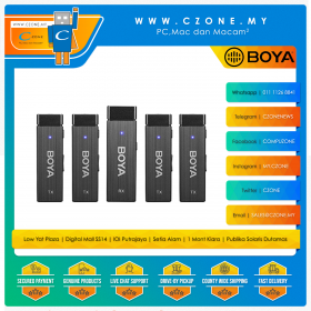 Boya BY-W4 Wireless Microphone Kit (4 Transmitter + 1 Receiver)
