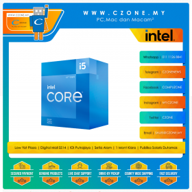 Intel Core i5-12400F Processor (6P-Cores, 12Threads, 18MB Cache, Socket 1700)