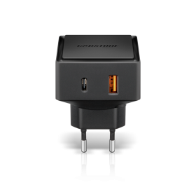 Cabstone Power Adapter (1x USB QC 3.0, 1x USB-C, UK Plug Charger, 6A)