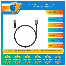 Aukey - Impulse Titan AC Kevlar Core USB-A to USB-C Cable