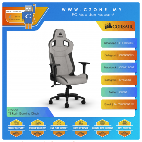 Corsair T3 Rush Gaming Chair (Grey/Charcoal)