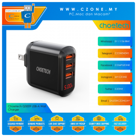 Choetech Q5009 USB-A Wall Charger (3x USB-A)