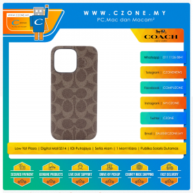 Coach Slim Wrap Case Signature C Tan iPhone 14 Series