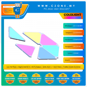 Cololight LS165A6 Triangle Starter Kit RGB Lighting Panel (6 Units)