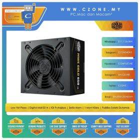Cooler Master MWE Gold 650 V3 Power Supply (650 Watts, 80plus Gold, ATX 3.1, Non-Modular)