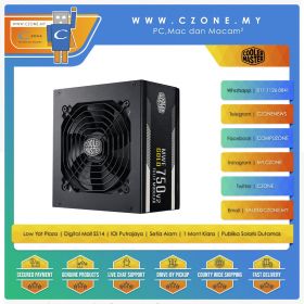 Cooler Master MWE Gold V2 750 Power Supply (750 Watts, 80plus Gold)