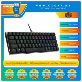 Cooler Master SK620 RGB 60% TKL Mechanical Gaming Keyboard