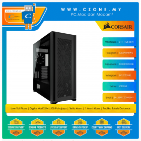 Corsair 7000D Airflow Computer Case (ATX, TG, Black)