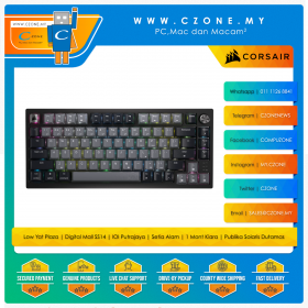 Corsair K65 Plus Wireless 75% RGB Mechanical Gaming Keyboard (Corsair Red Switch)