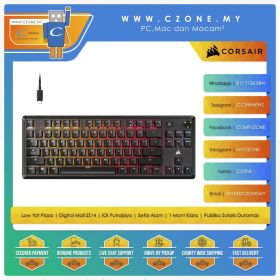 Corsair K70 CORE TKL Mechanical Gaming Keyboard - MLX RED
