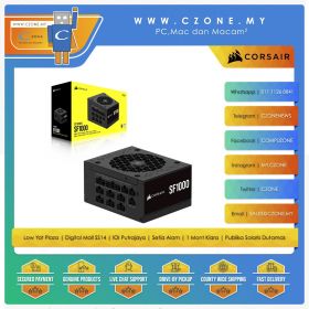 Corsair SF1000 SFX Power Supply (1000 Watts, 80plus Platinium , Fully Modular , PCIE5.0 )