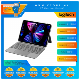 Logitech Combo Touch (iPad Pro 11" 1st, 2nd, 3rd Gen, Graphite)
