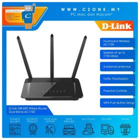 D-Link DIR-859 Wilress Router (Dual Band-AC1750, Gigabit)