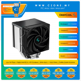 Deepcool AK500 CPU Air Cooler (AMD, Intel, 1x 120mm Fan, Non-LED, Black)