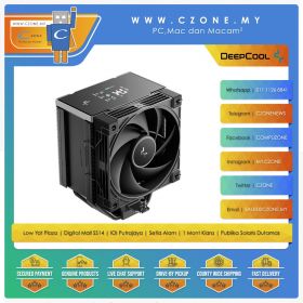 Deepcool AK700 Digital NYX CPU Air Cooler (AMD, Intel, 1x 120mm Fan, Digital Display, Black)