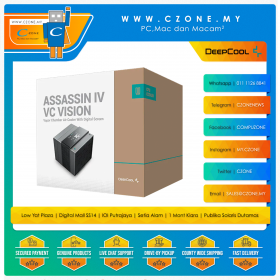 Deepcool Assassin IV VC Vision CPU Air Cooler (2x 140mm Fan, Black)