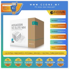 Deepcool Assassin VC Elite WH CPU Air Cooler (2x 140mm Fan, White)