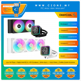 Deepcool LD Series AIO CPU Liquid Cooler with Multi-Line display