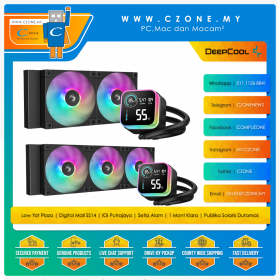 Deepcool LQ AIO CPU Liquid Cooler with Dashboard Display