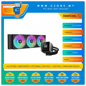 Deepcool Mystique ARGB AIO CPU Liquid Cooler with LCD Screen