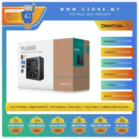 Deepcool PL650D Power Supply (650 Watts, 80plus Bronze)