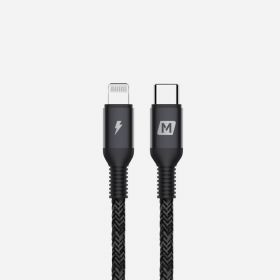 Momax - Elite link USB-C to Lightning Cable - 30CM - Black- 7 Days Warranty