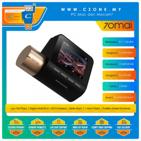 70mai Dash Cam Lite (2", 1080P, 130 Degree, Parking Mode)