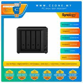 Synology DiskStation DS420+ NAS (4-bay, DC 2.0GHz, 2GB, GbE x2, Diskless)