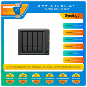 Synology DiskStation DS423+ NAS (4-bay, QC 2.0GHz, 2GB, GbE x2, Diskless)