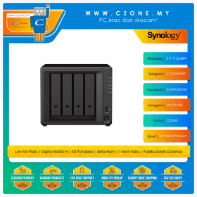 Synology DiskStation DS923+ NAS (4-bay, DC 2.6GHz, 4GB, GbE x2, Diskless)