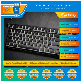 Ducky One 2 TKL RGB Pudding Edition Mechanical Keyboard
