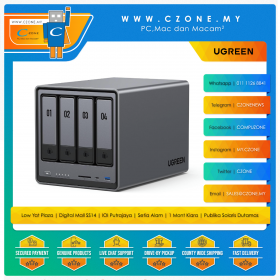 UGREEN DXP4800 NASync (4-bay, N100-4C, EMMC 32GB,  8GB, 2.5GbE x2, Diskless)