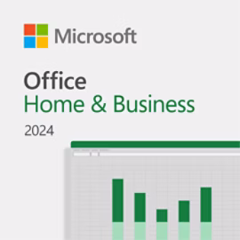 Microsoft Office Home & Business 2024 - 1 PC or Mac - Word, Excel, PowerPoint, OneNote, Outlook (ESD) DNR