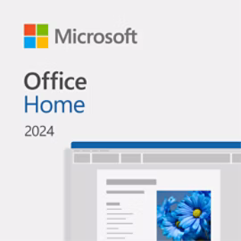 Microsoft Office Home 2024 - 1 PC or Mac - Word, Excel, PowerPoint, OneNote (ESD)