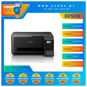 Epson L3250 Eco Tank Printer (Print, Scan, Copy)