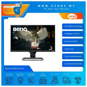 BenQ EW2480 Monitor (23.8", 1920x1080, IPS, 75Hz, 5ms, HDMIx3, Speakers, VESA)