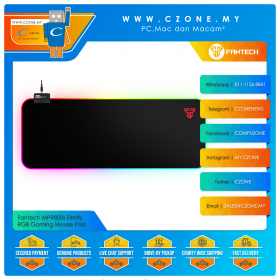 Fantech MPR800s Firefly RGB Gaming Mouse Pad (Soft, Extended, 800 x 300 x 4mm)