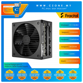Fractal Design Ion+ 2 Platinum 760W Power Supply (760 Watts, 80plus Platinum, Fully Modular)